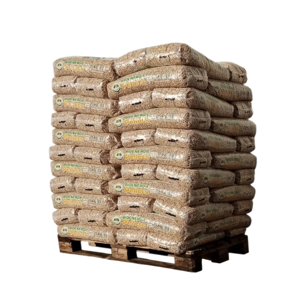 Bioenergie Qualitäts-Holzpellets DIN Plus / EN Plus A1 – 990 kg Palette, Made in Germany